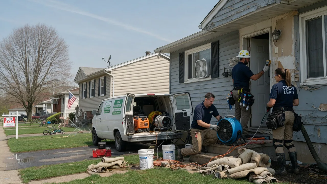 Flood Cleanup in Taylorville, IL near me